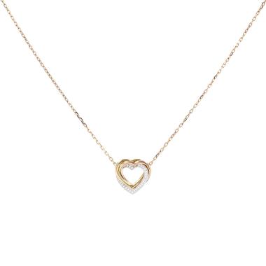 Collana Cartier Trinity in 3 ori e diamanti