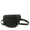 Pochette-ceinture Chanel  Pochette en cuir matelassé noir - 00pp thumbnail