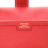 Pochette Hermès  Jige en cuir Courchevel rouge - Detail D2 thumbnail