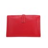 Pochette Hermès  Jige en cuir Courchevel rouge - Detail D7 thumbnail