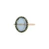 Pomellato Colpo Di Fulmine large model ring in pink gold, topaz and tsavorites - 00pp thumbnail