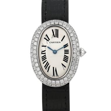 Reloj Cartier Baignoire Joaillerie de oro blanco Ref: Cartier - 1955  Circa 1990