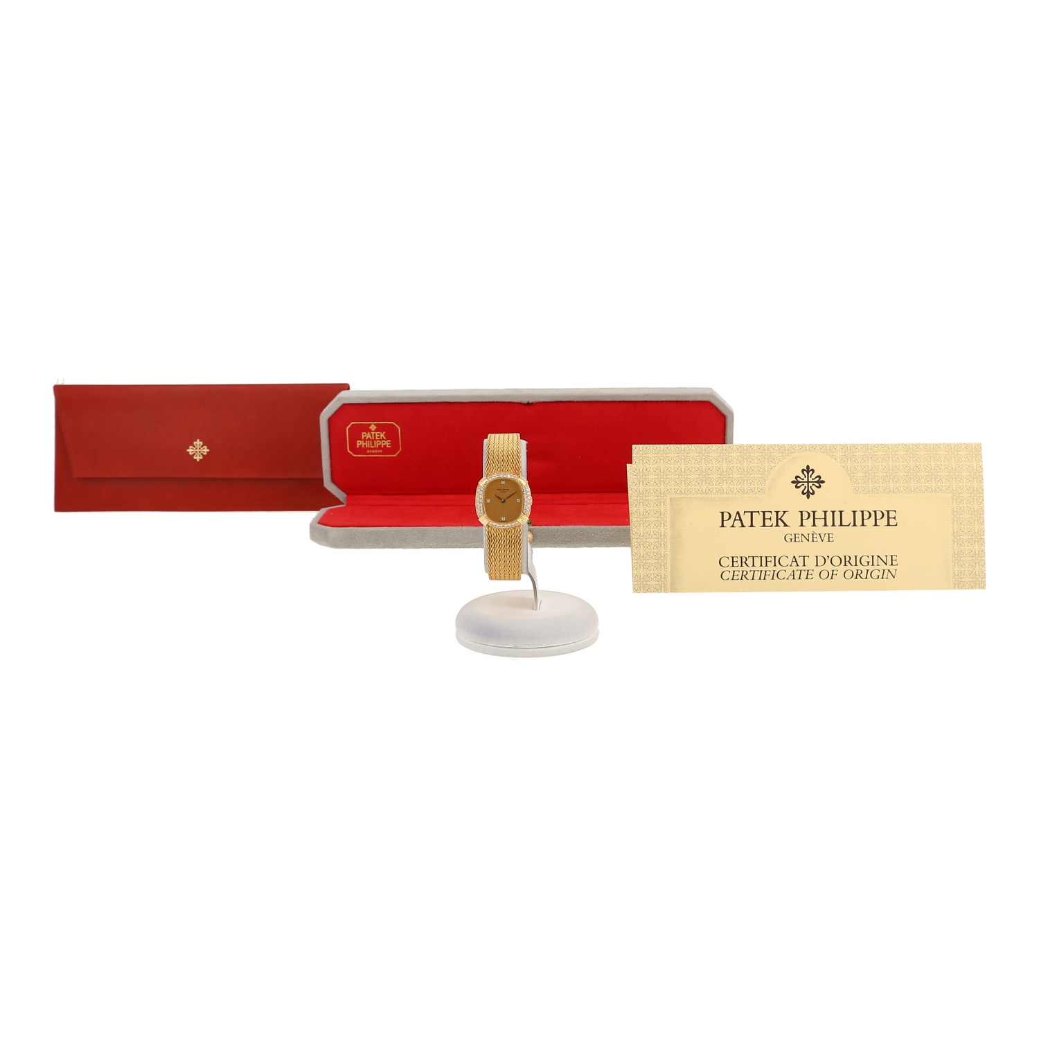 Montre Patek Philippe Ellipse Lady en or jaune Ref: Patek Philippe - 4508  Vers 1980 - Detail D2