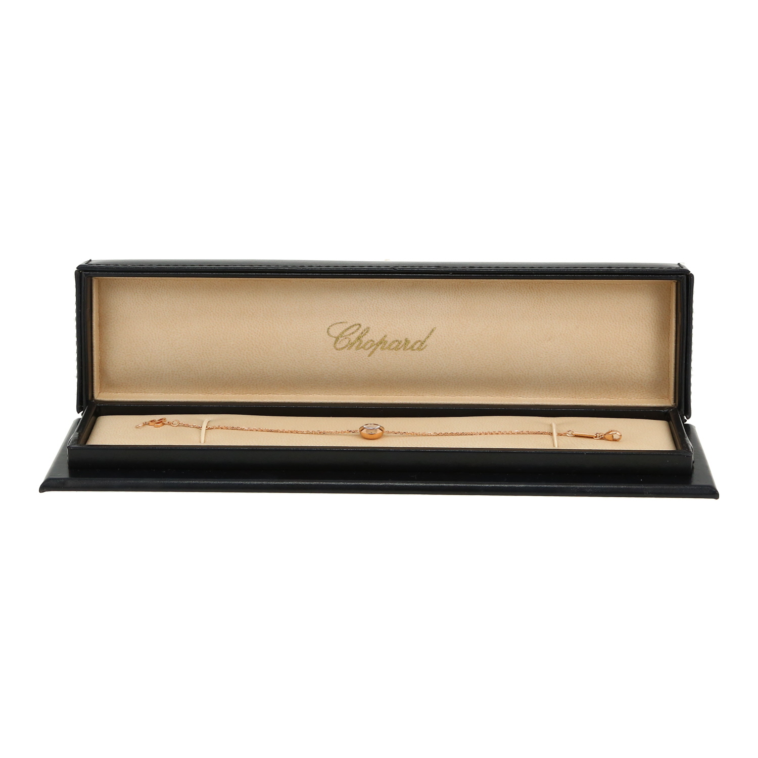 Chopard Happy Diamonds bracelet in pink gold and diamonds