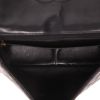Chanel  Vintage shoulder bag  in black quilted leather  and blackened metal - Detail D3 thumbnail
