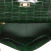 Bolso de mano Hermès  Kelly 32 cm en cocodrilo porosus Vert Emeraude - Detail D3 thumbnail