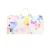 Bolsa de viaje Louis Vuitton  Keepall Editions Limitées en lona Monogram multicolor y cuero blanco - 360 thumbnail