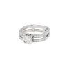 Dinh Van Le Cube Diamant large model ring in white gold and diamonds - 00pp thumbnail