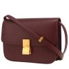 Sac bandoulière Celine  Classic Box en cuir box bordeaux - 00pp thumbnail
