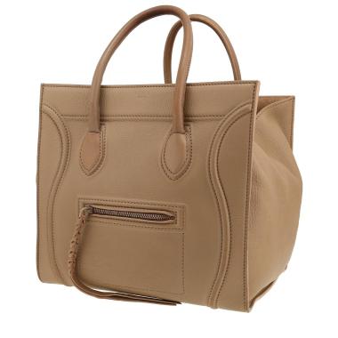 Borsa Celine  Phantom in pelle beige