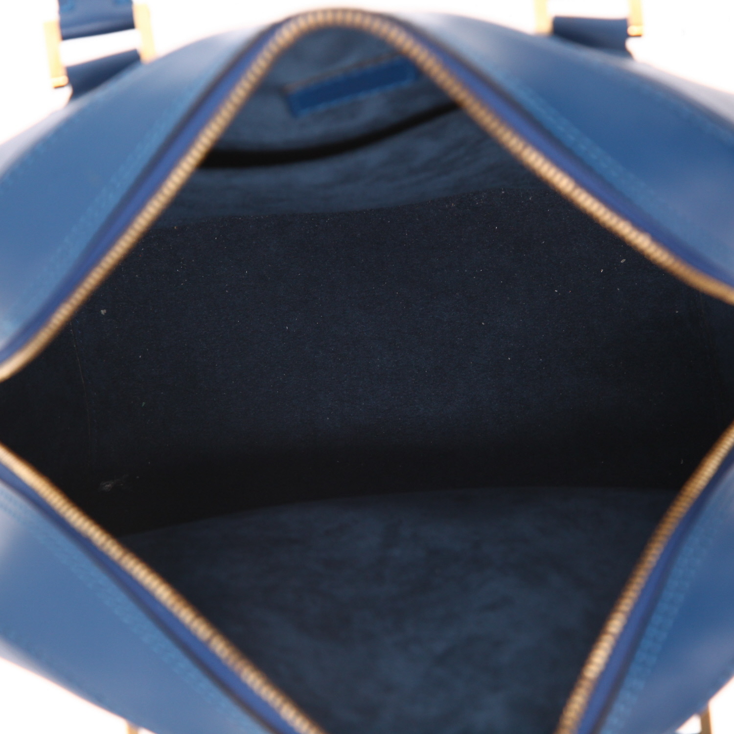 Louis Vuitton  Sablons handbag  in blue epi leather - Detail D3