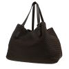 Sac cabas Bottega Veneta  Cabat en cuir tressé marron - 00pp thumbnail