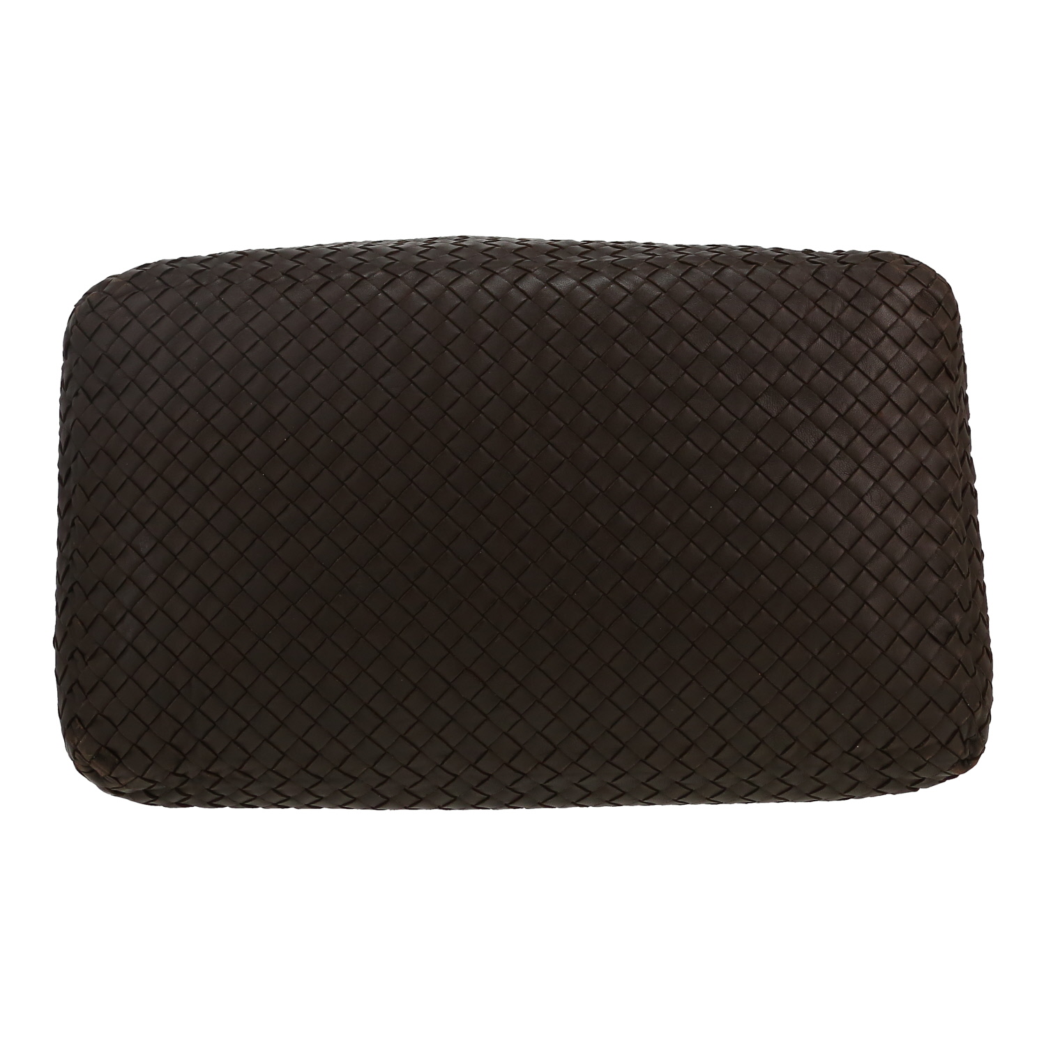 Shopping bag Bottega Veneta  Fourre-tout in pelle intrecciata marrone - Detail D1