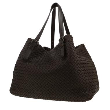Sac cabas Bottega Veneta  Fourre-tout en cuir tressé marron