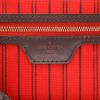 Louis Vuitton  Delightful bag worn on the shoulder or carried in the hand  in ebene damier canvas  and brown leather - Detail D2 thumbnail