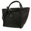 Celine  Big Bag small model  handbag  in black grained leather - 00pp thumbnail