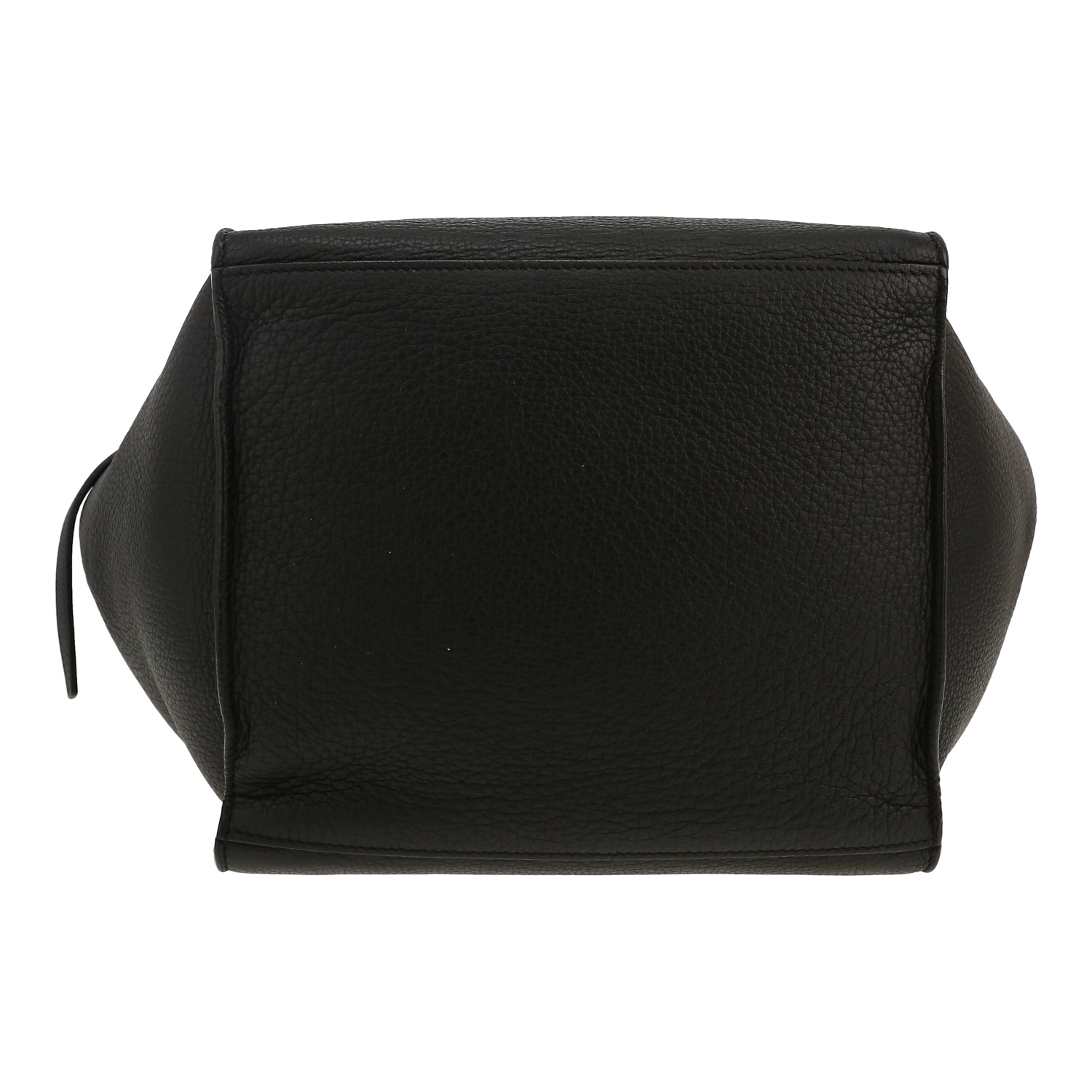 Sac à main Celine  Big Bag petit modèle  en cuir grainé noir - Detail D1