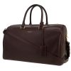 Sac à main Saint Laurent  Duffle en cuir aubergine - 00pp thumbnail