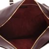 Sac à main Saint Laurent  Duffle en cuir aubergine - Detail D3 thumbnail