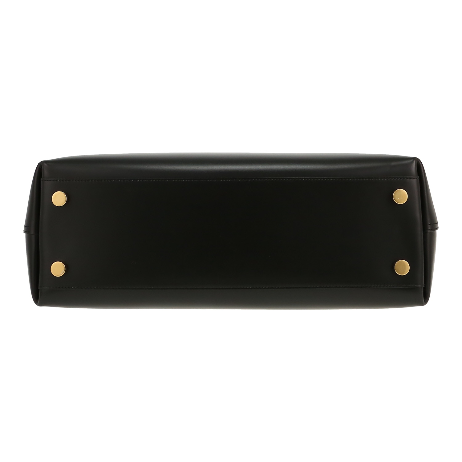 Saint Laurent  Shopping shopping bag  in black leather - Detail D1