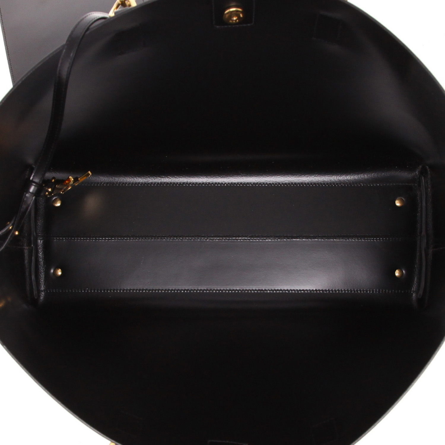 Bolso Cabás Saint Laurent  Shopping en cuero negro - Detail D3