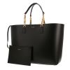 Sac cabas Saint Laurent   en cuir noir - Detail D4 thumbnail