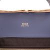 Bolso de mano Chloé   en piel de pitón y cuero azul - Detail D2 thumbnail