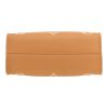 Sac cabas Louis Vuitton  Onthego en cuir monogram empreinte deux tons beige - Detail D1 thumbnail