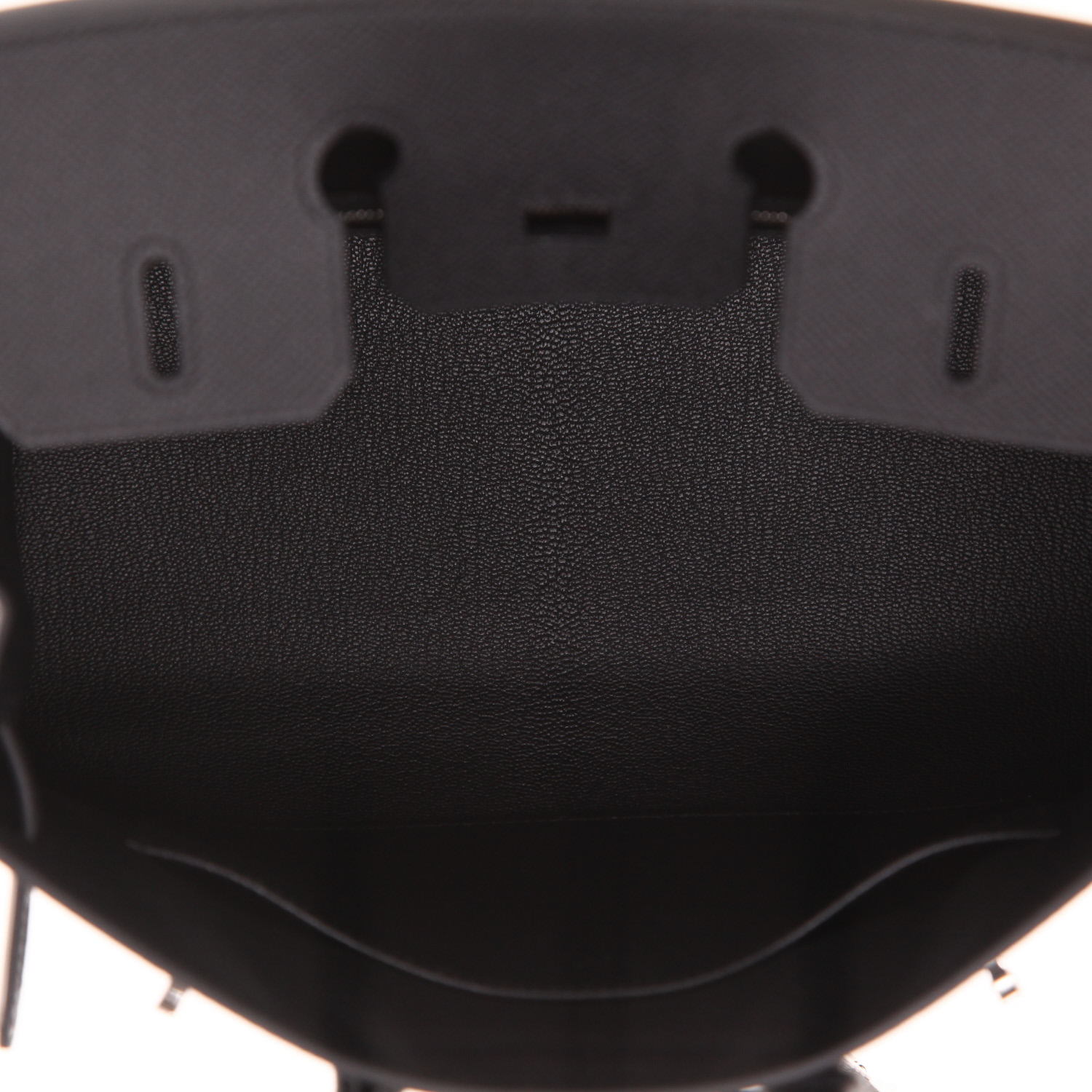 Hermès  Birkin 25 cm handbag  in black epsom leather - Detail D3
