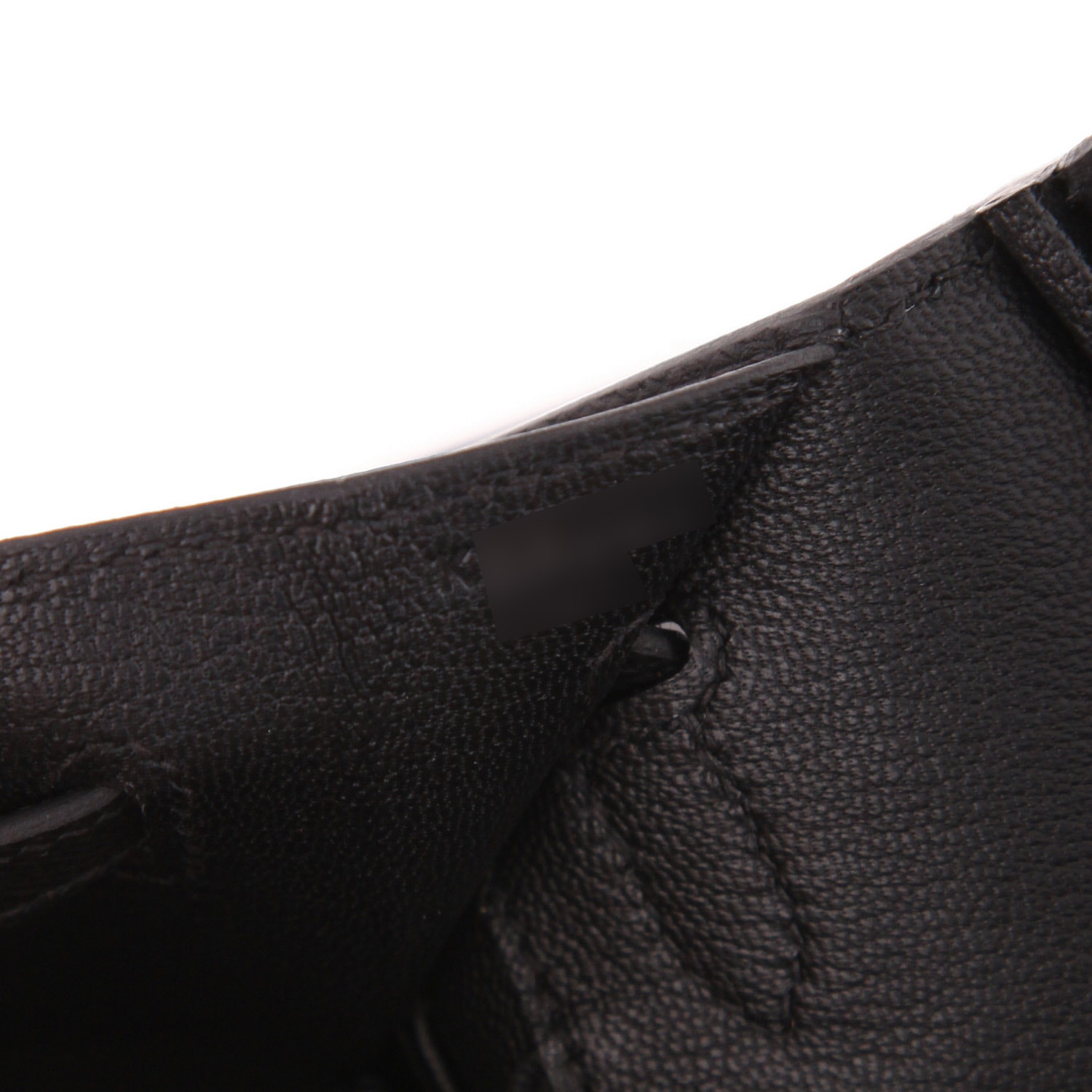 Hermès  Birkin 25 cm handbag  in black epsom leather - Detail D4