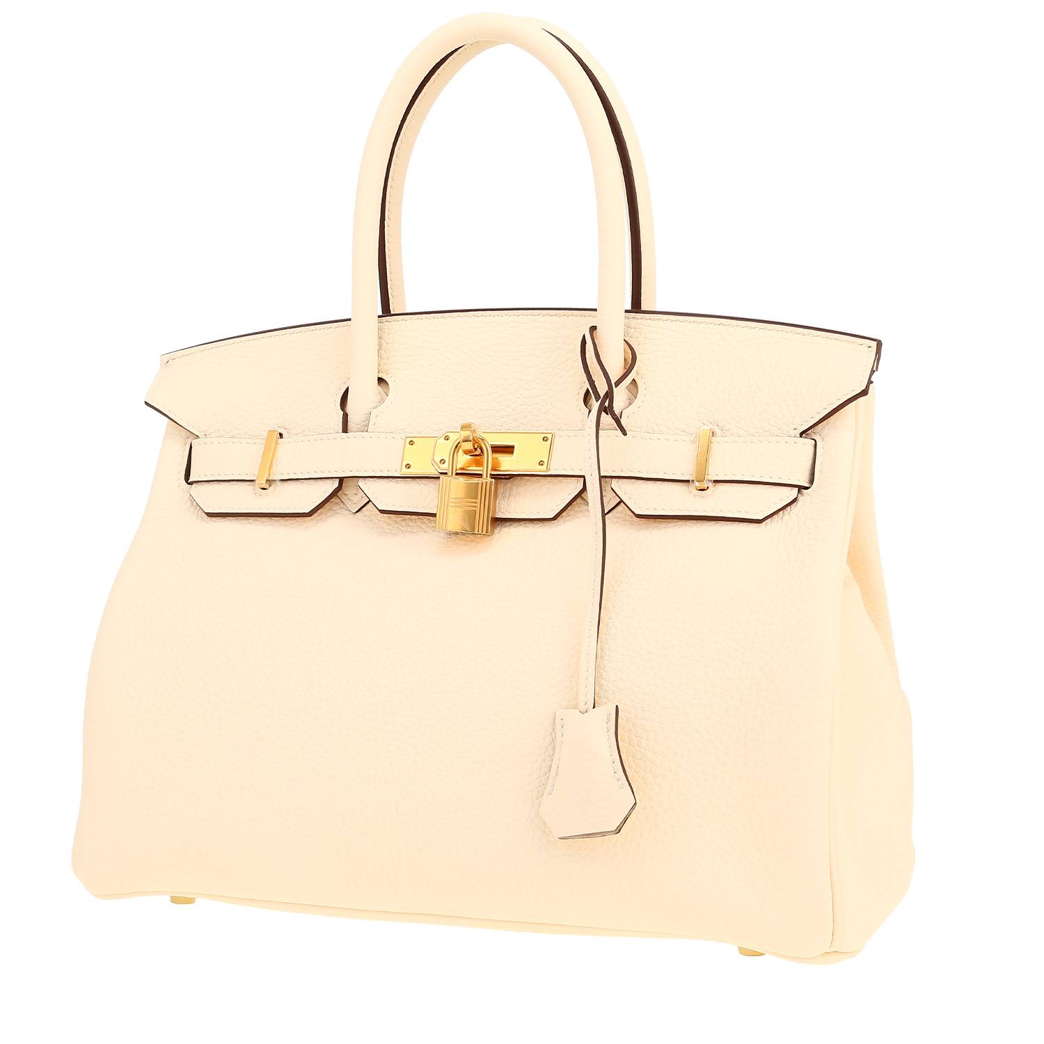 Borsa Hermès  Birkin 30 cm in pelle togo Nata
