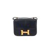 Sac bandoulière Hermès  Constance en lézard bleu-marine - 360 thumbnail