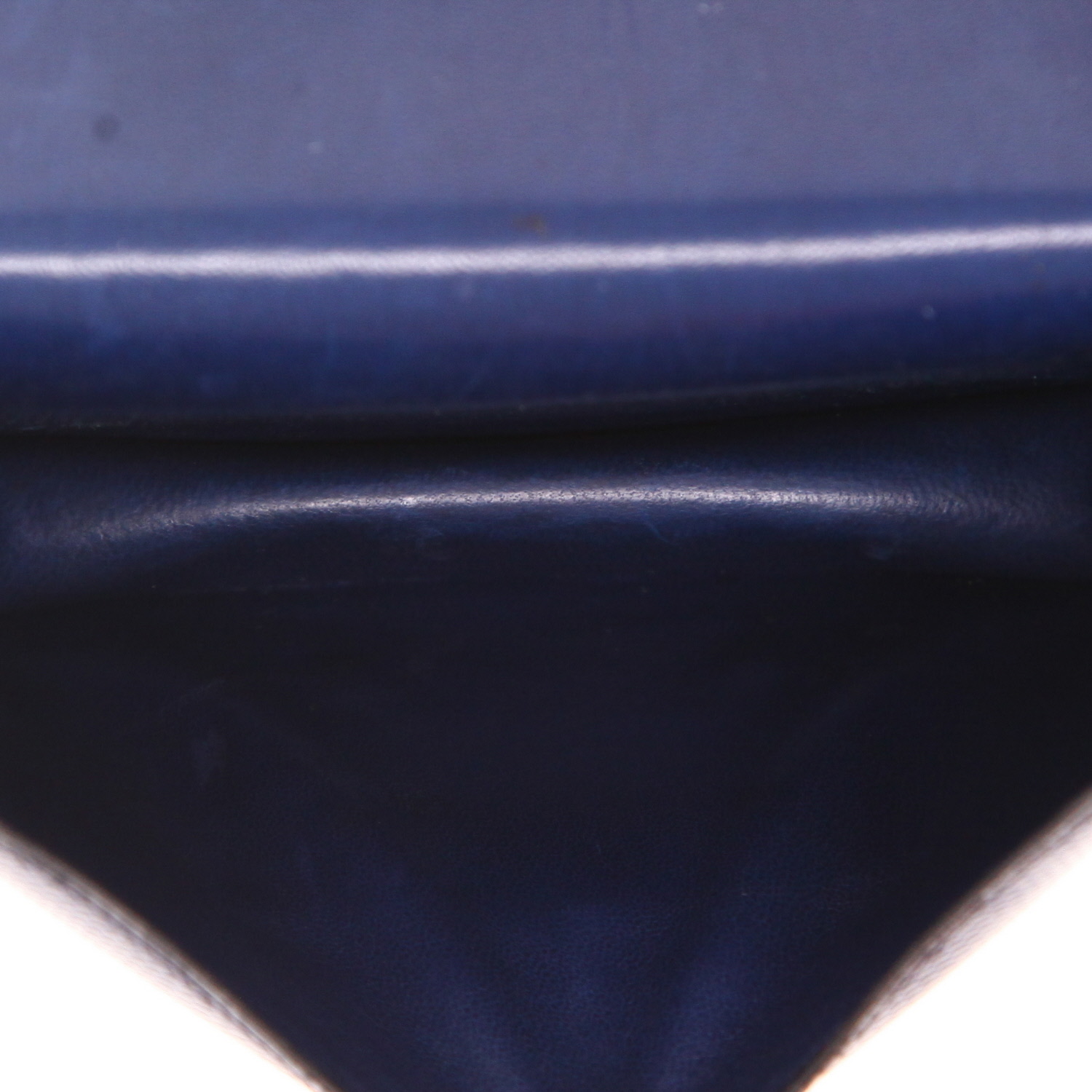 Borsa a tracolla Hermès  Constance in lucertola blu marino - Detail D3