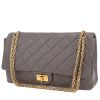 Sac bandoulière Chanel  2.55 en cuir matelassé gris - 00pp thumbnail