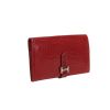 Hermès  Bearn wallet  in red alligator - Detail D4 thumbnail