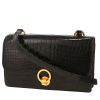 Hermès  Ring handbag  in black crocodile - 00pp thumbnail