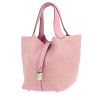 Bolso de mano Hermès  Picotin 18 cm  Lucky Daisy en cuero swift Mauve Sylvestre - 00pp thumbnail