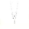 Collana Dior Rose des vents in oro bianco, onice e diamanti - 360 thumbnail