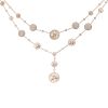 Sautoir Dior Rose des vents en or rose, nacre et diamants - 00pp thumbnail