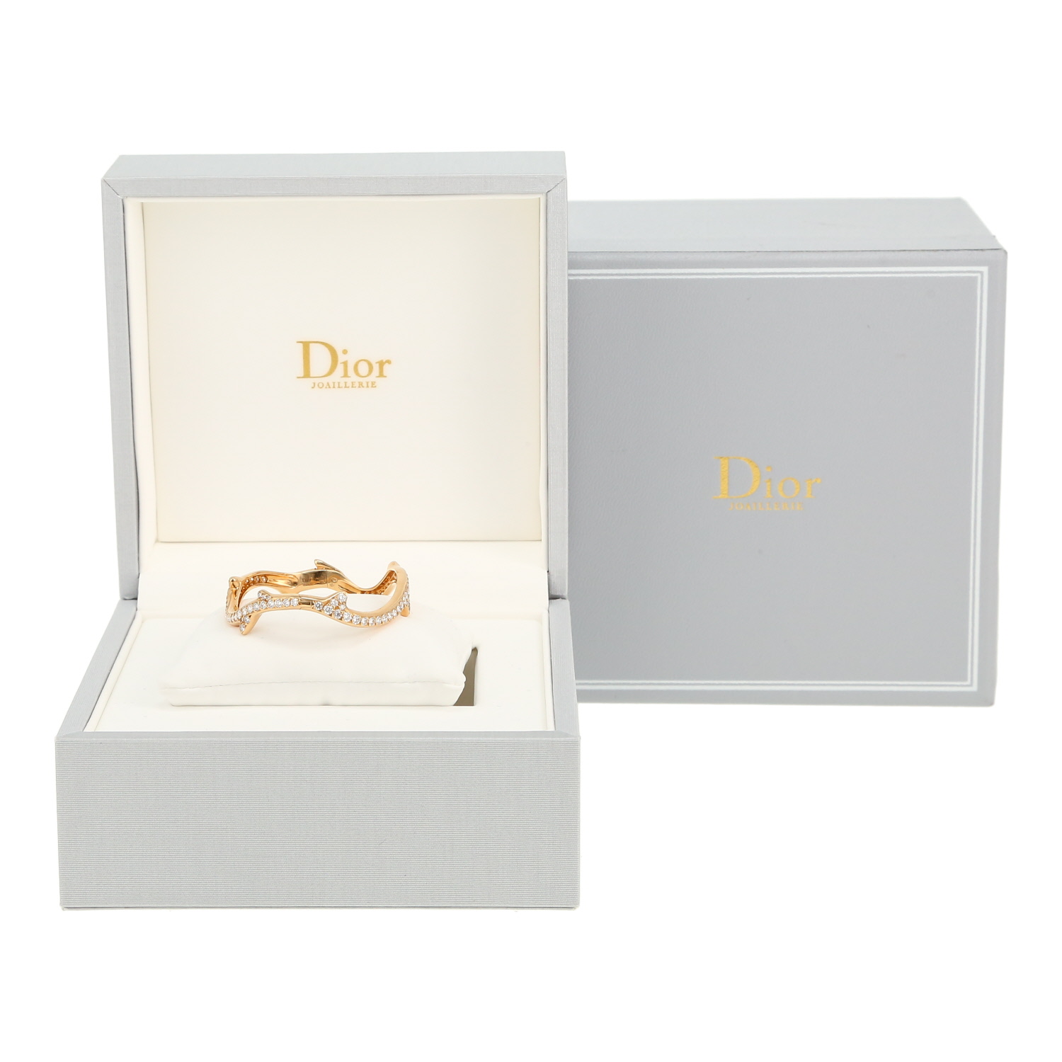 Brazalete Dior Bois de Rose de oro amarillo y diamantes - Detail D2