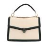 Borsa a tracolla Bulgari  Serpenti in pelle trapuntata bianca nera e verde - 360 thumbnail
