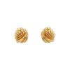Paire de boucles d'oreilles Vintage  en or jaune - 360 thumbnail