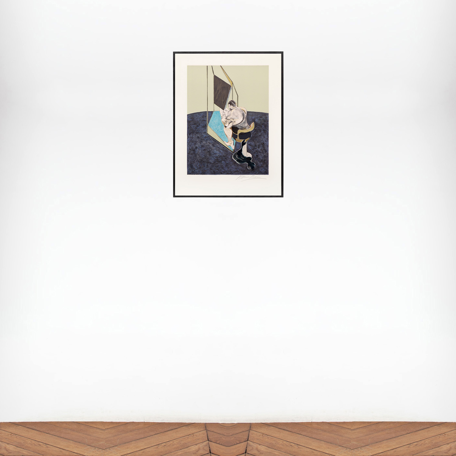 Three studies of the male back : centre panel - 1987 - Detail D5