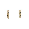 Vintage   1970's earrings in yellow gold and enamel - 360 thumbnail