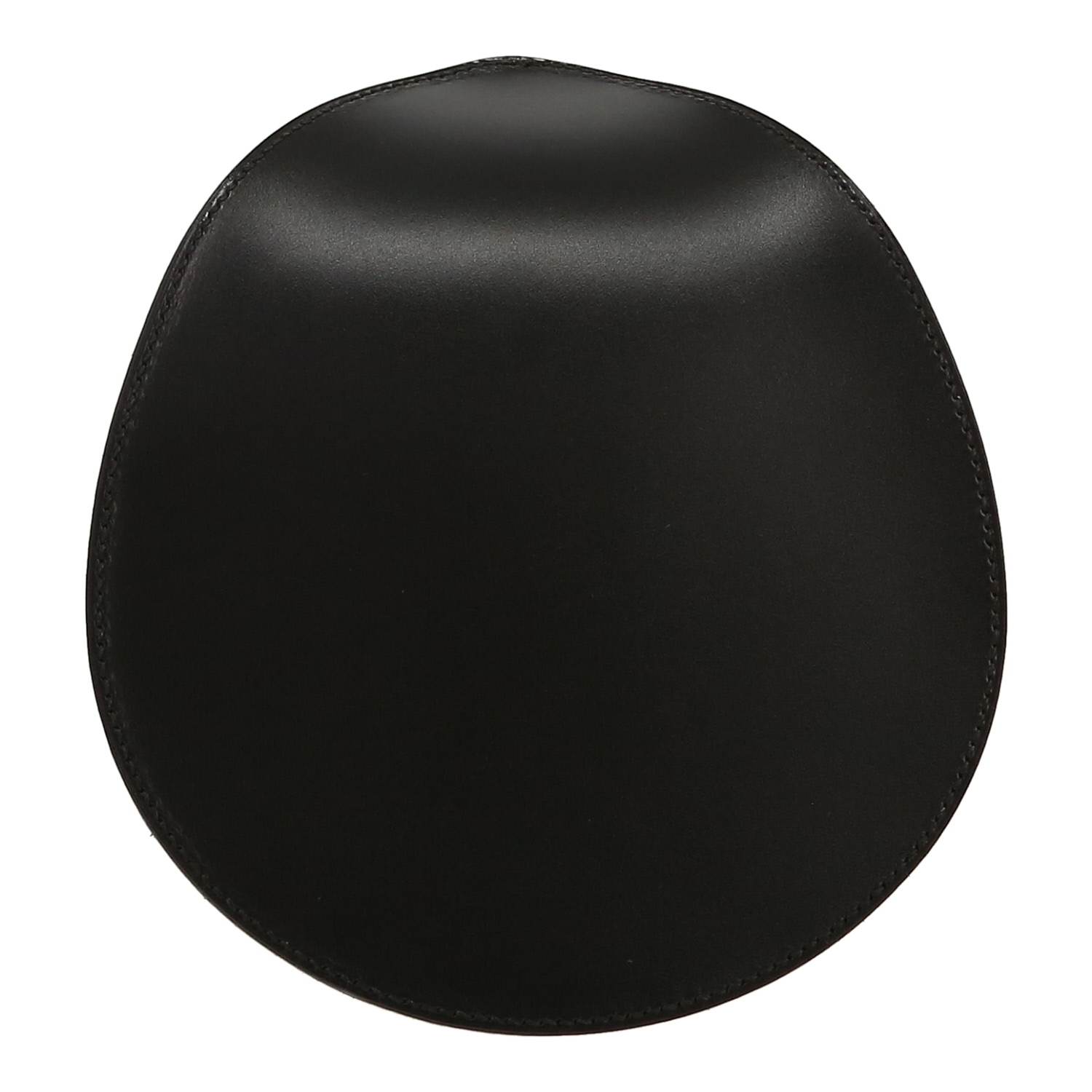 Hermès  Sabot Pluch handbag  in black box leather  and black sheepskin - Detail D1