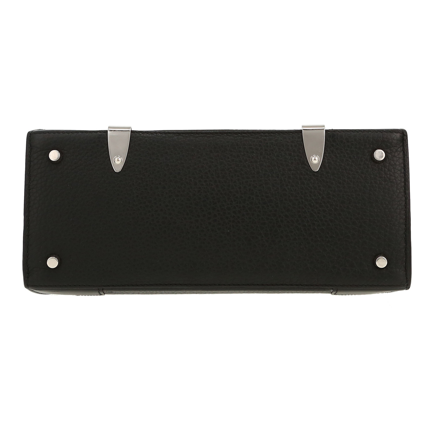 Sac à main Goyard  Saigon en cuir grainé noir - Detail D1