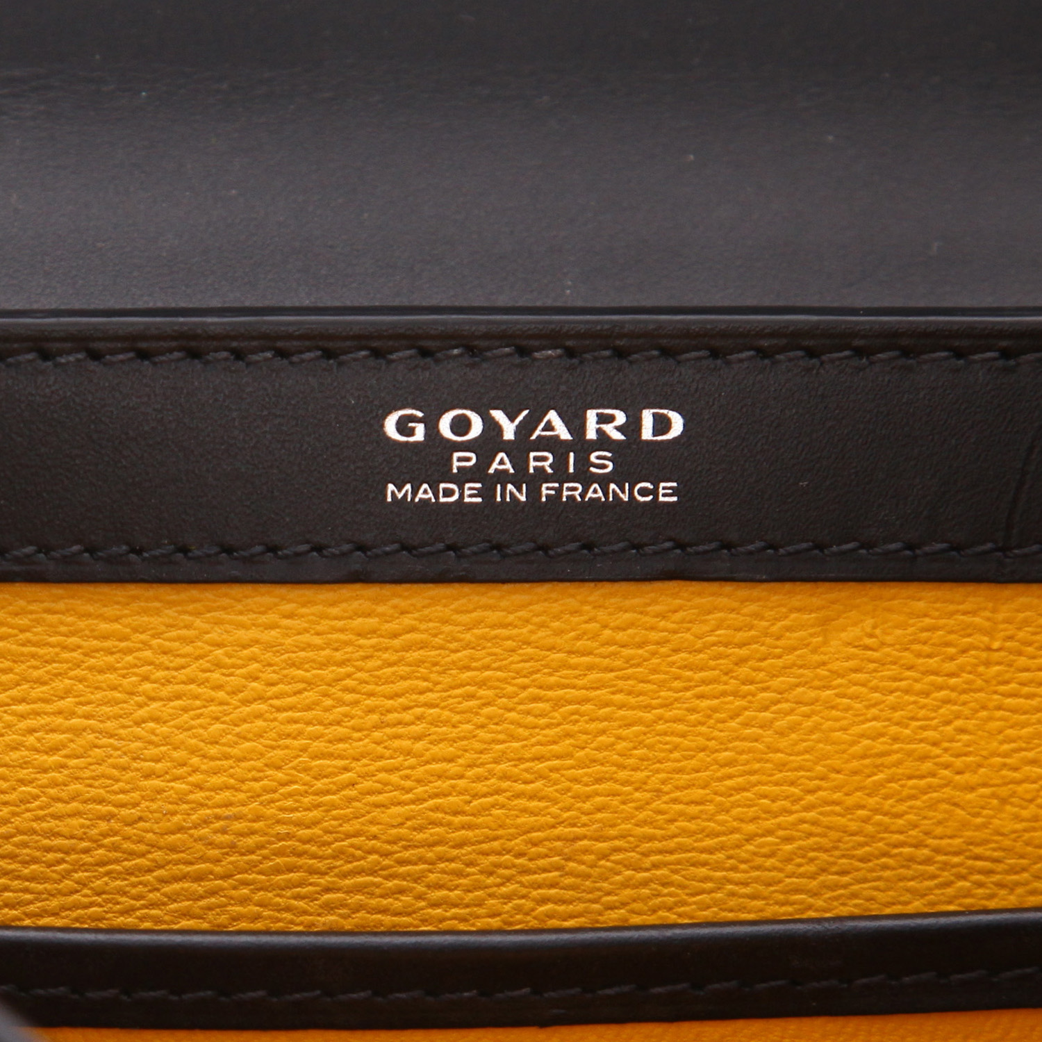 Sac à main Goyard  Saigon en cuir grainé noir - Detail D2