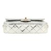 Chanel  Timeless handbag  in silver patent quilted leather - Detail D1 thumbnail