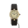 Reloj Cartier Must Vendôme de plata dorada Ref: Cartier - 590004  Circa 1993 - 360 thumbnail