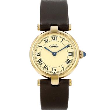 Reloj Cartier Must Vendôme de plata dorada Ref: Cartier - 590004  Circa 1993